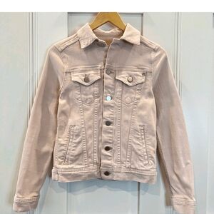 AG  Neutral Light Pink/beige Denim Jacket